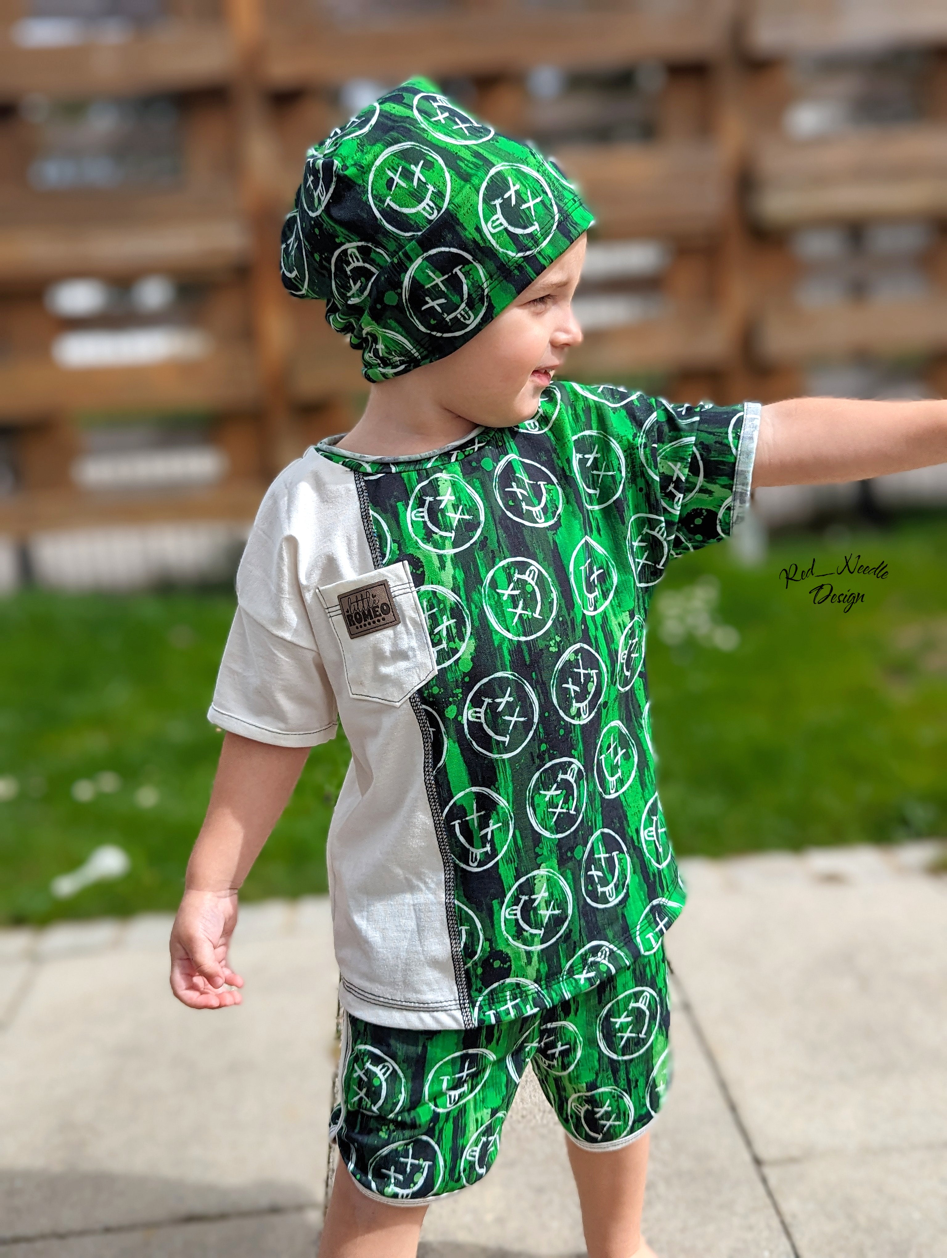 Grüne Smileys Grunge Dauervorbestellung